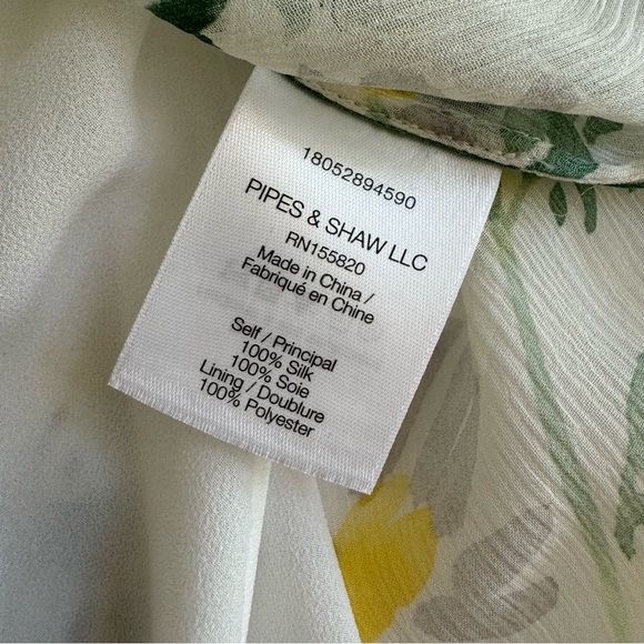 Veronica Beard Walker Pintucked Silk Blouse Sz 2 - Picture 7 of 11